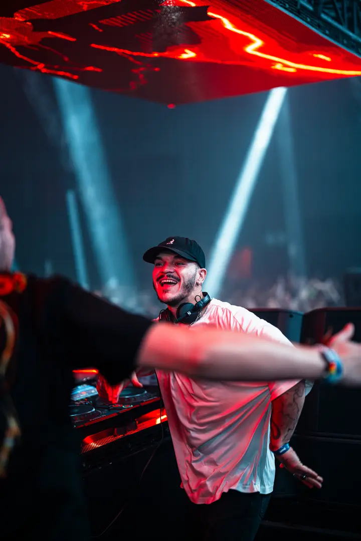 Insolent Rave Records stage aesthetic