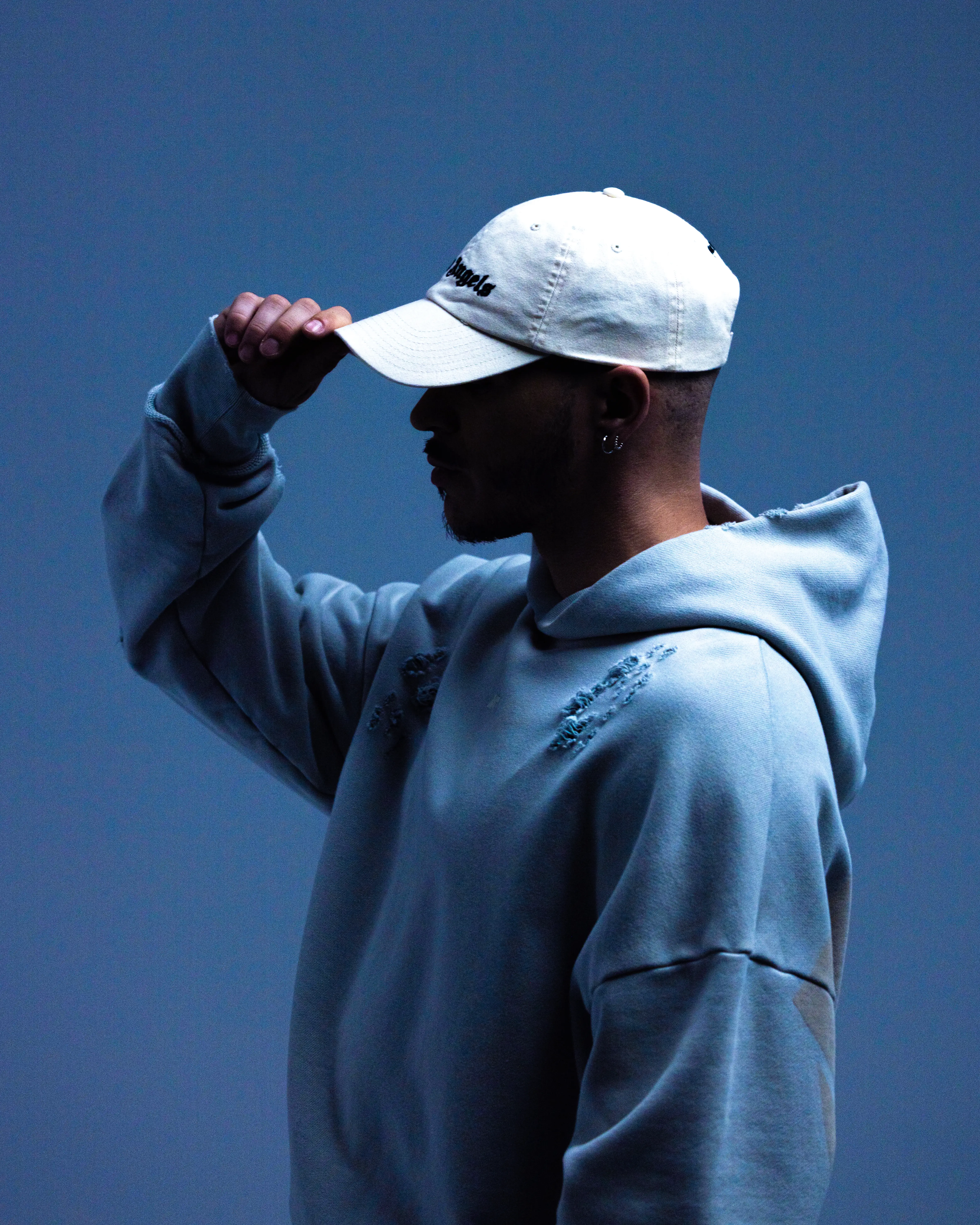 Nico Moreno wearing Insolent Rave merch